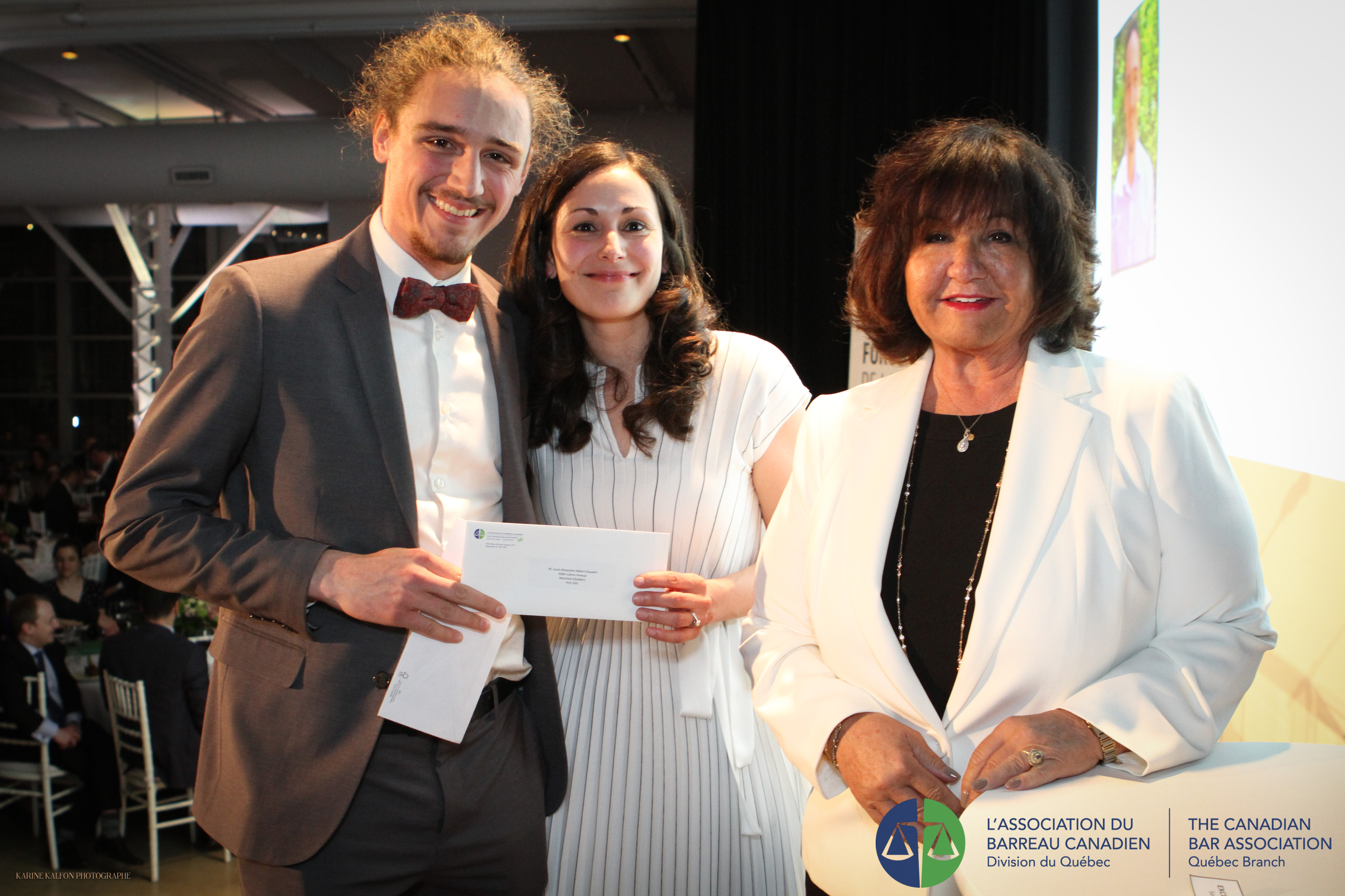 Louis-Alexandre Hébert-Gosselin, Audrey Boctor et Danielle Montpetit